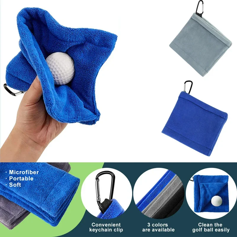 Golf Towel Waffle - منشفة تنظيف كرات وعصي الجولف من