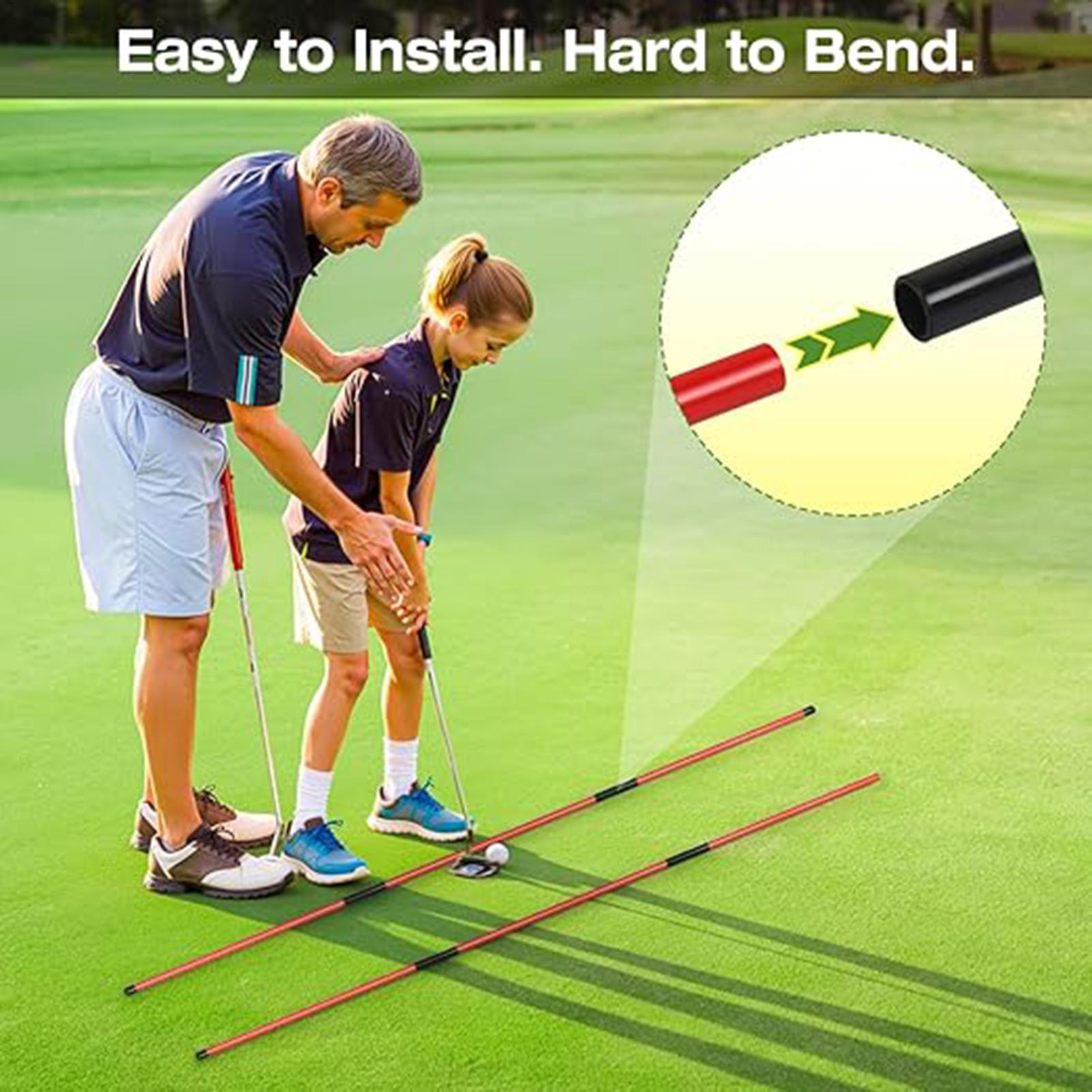 Golf Equipment For Youth - عصا تدريب على مسار الجولف قابلة