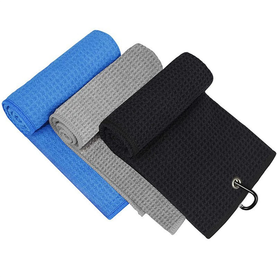 منشفة جولف متعددة الألوان من ا - مراجعة Golf Towel Waffle وسعره