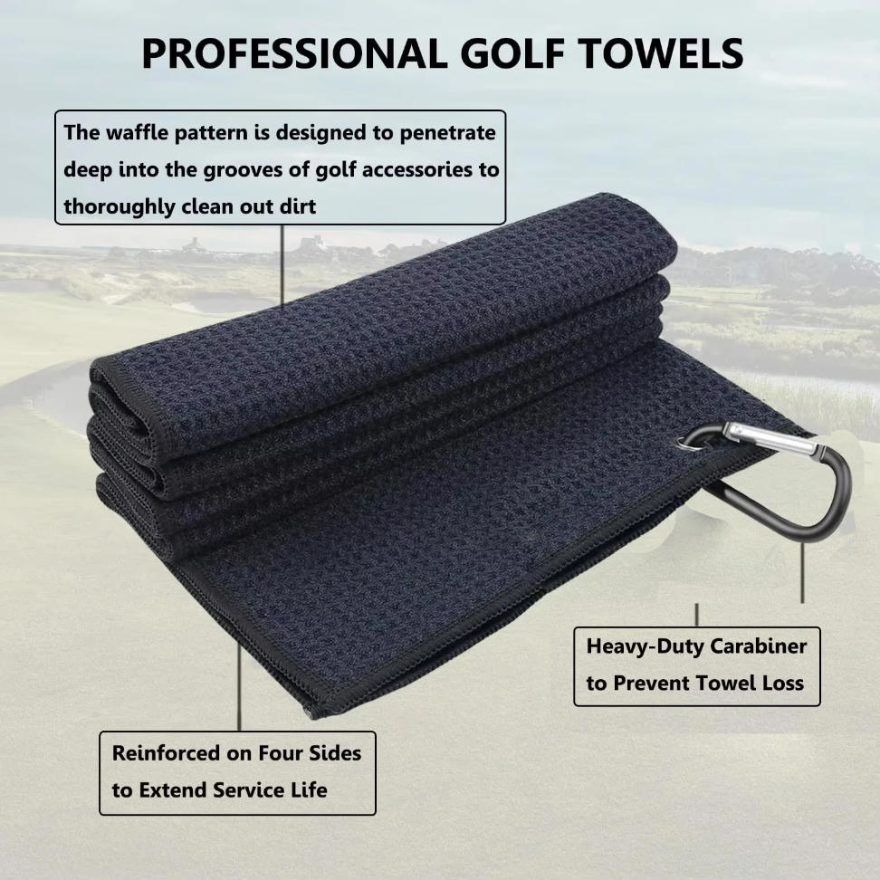 مناشف جولف متعددة الألوان (مخز - مراجعة Golf Towel Waffle وسعره