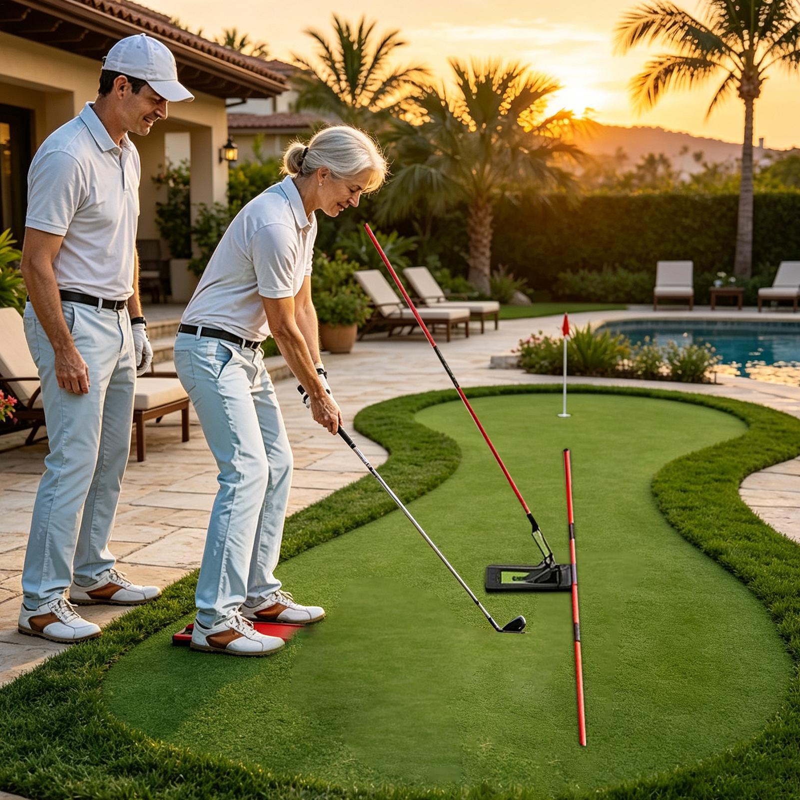 عصا تدريب على مسار الجولف قابل - مراجعة Golf Equipment For Youth وسعره