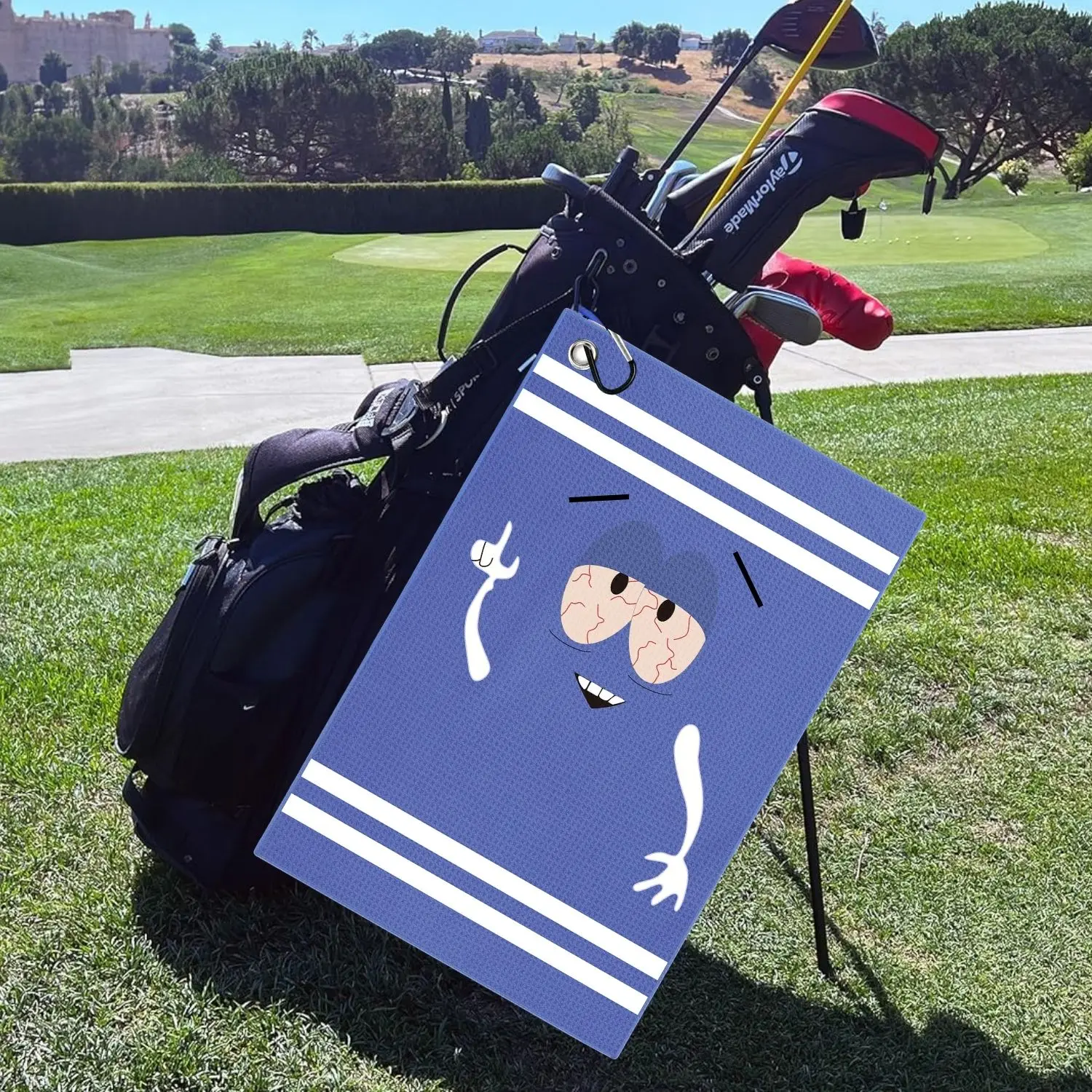 منشفة جولف مميزة من الألياف ال - مراجعة Golf Towel Waffle وسعره