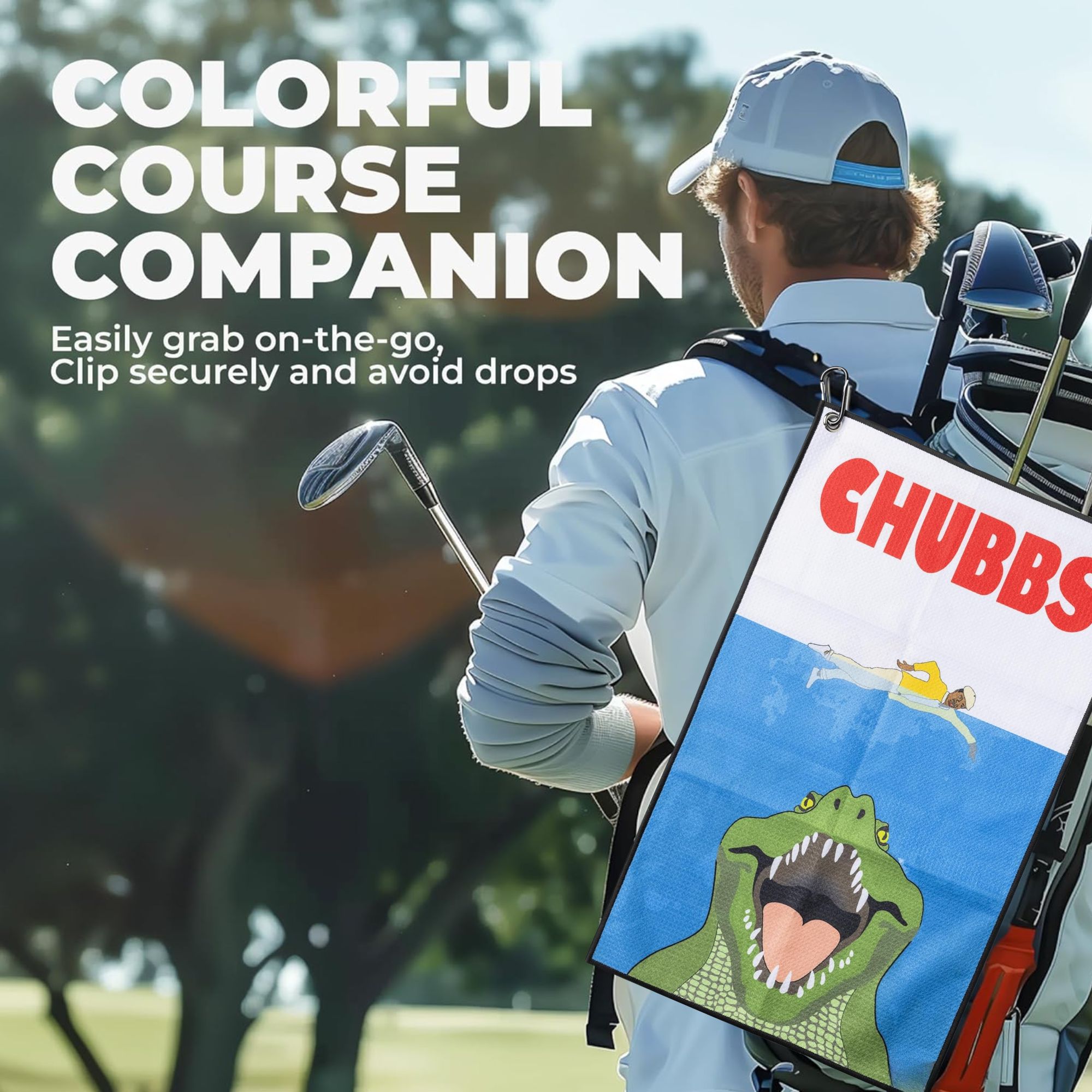 منشفة جولف Fun Happy Gilmore D - مراجعة Golf Towel Waffle وسعره