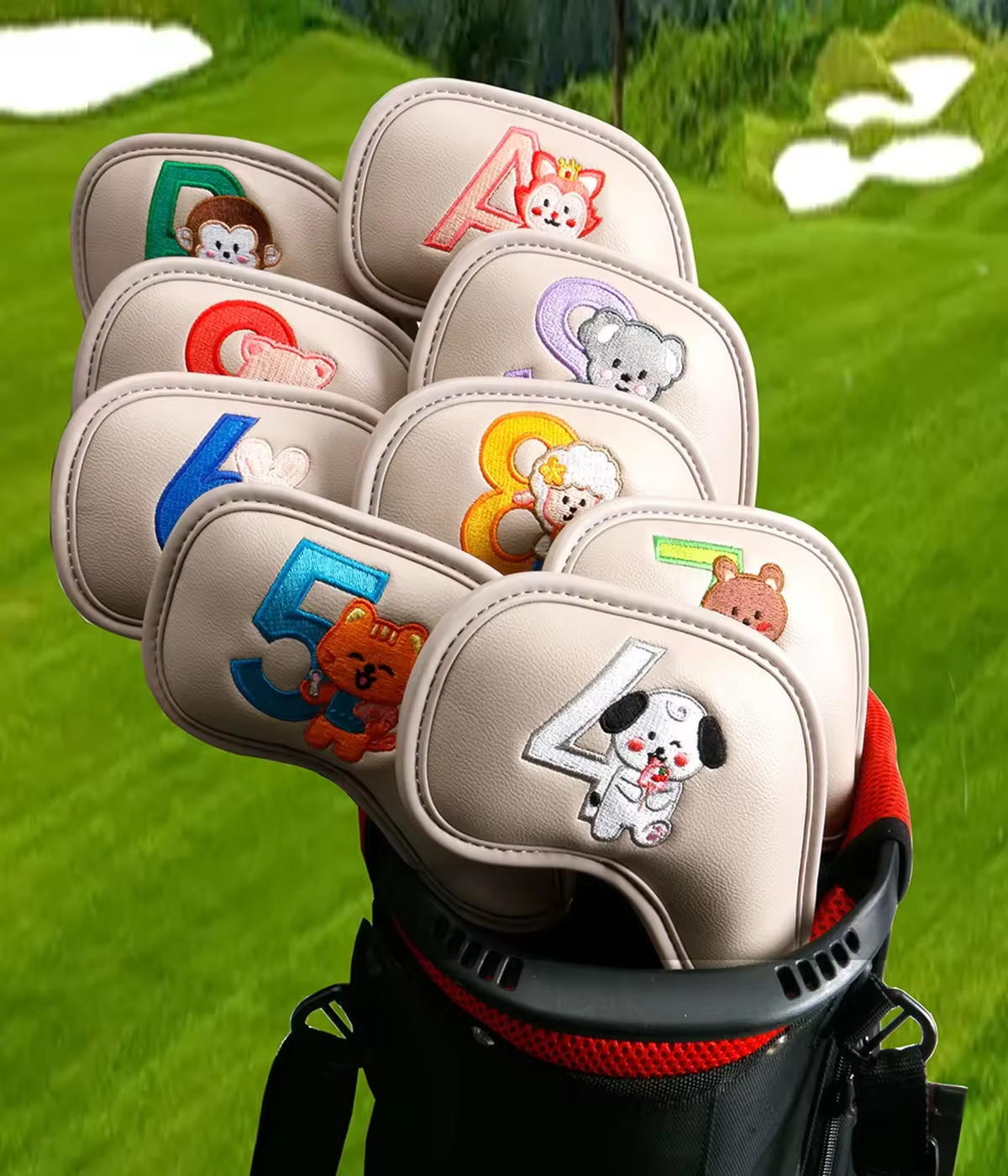 9 قطع من أغطية رؤوس مضارب الجو - مراجعة Golf Equipment Organizer وسعره